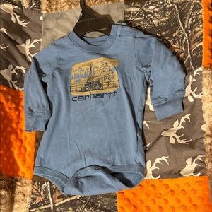 Carhartt tractor Long Sleeve onesie
